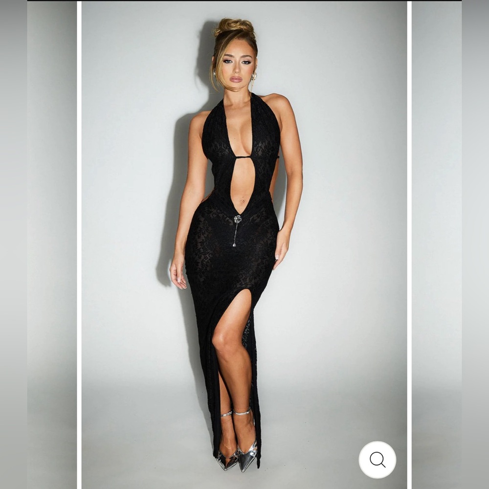 Murci Black Lace Dress